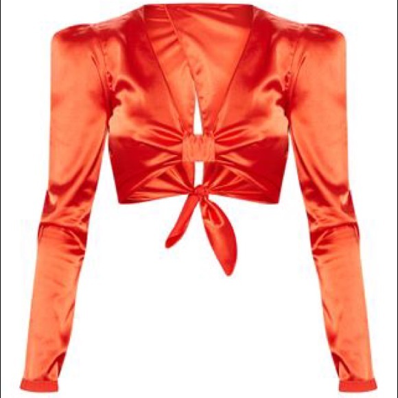 Orange Crop Top - Picture 3 of 5